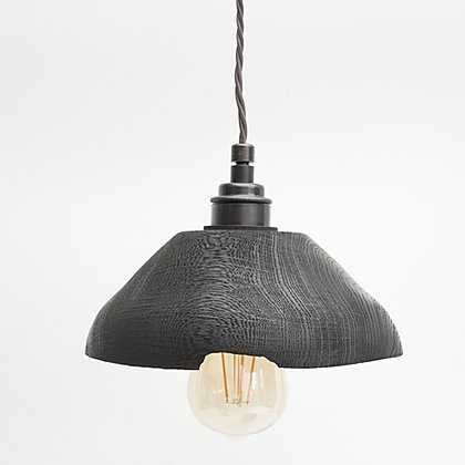 Charred Lamps by Ash &amp; PlumbThe two Brighton, UK based Designers, and makers Barnaby Ash and