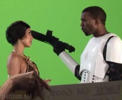 teamkanyedaily:  In honor of Star Wars officially