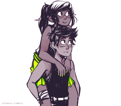 ikimaru:  some green kidss :^) 