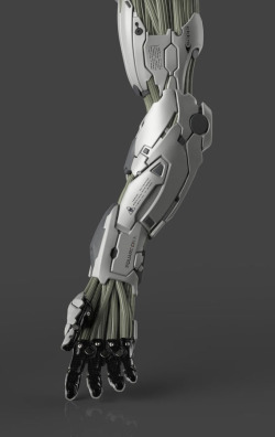 randomghost:  Mechanical Arm (crop) by Frederic