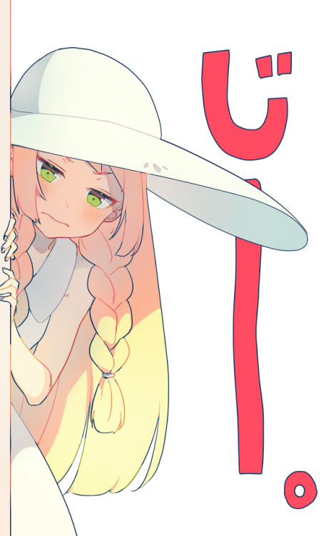 thetangles: ★ なかば | ポケモンlog ☆ ⊳ lillie (pokemon) ✔ artist allows reprints