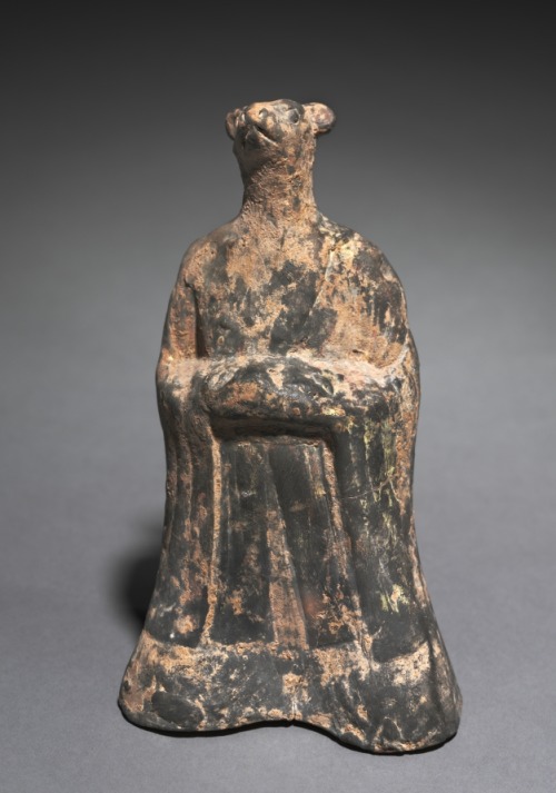 Mortuary Figure of the Zodiac Sign: Tiger (Gemini), 500s, Cleveland Museum of Art: Chinese ArtSize: 