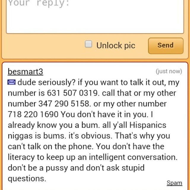 That&rsquo;s what I get for not wanting to give out my phone number to his creep