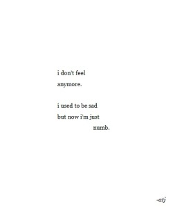 asadwriter:   Numb 