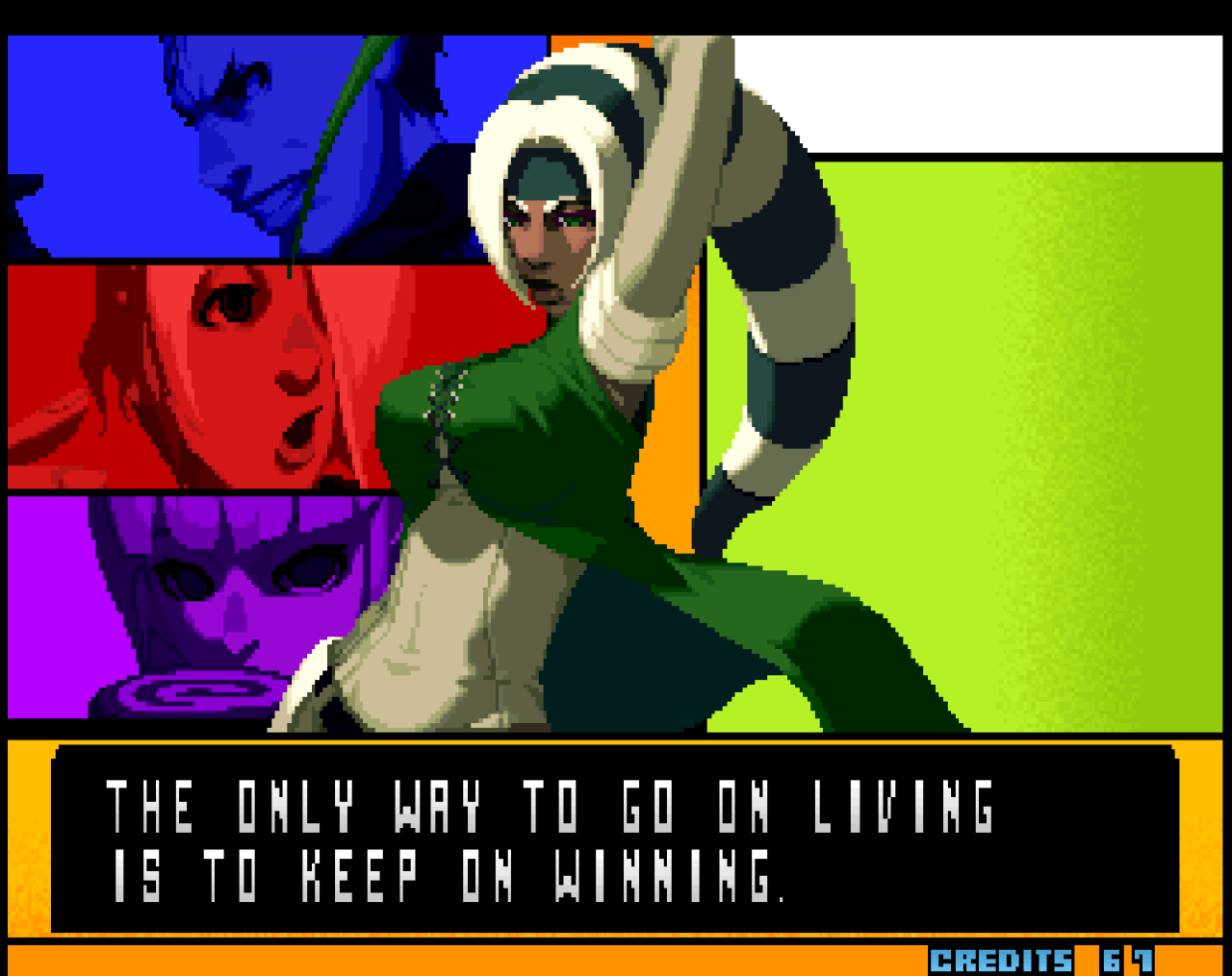 Bison2Winquote — - Duck King, Fatal Fury 1: King of the Fighters