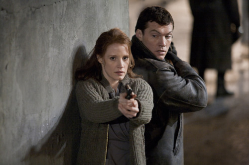 Laurie Sparham - Jessica Chastain and Sam Worthington in The Debt (L'Affaire Rachel Singer), 2007.