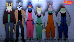 starfoxtheanimatedseries:  A character lineup