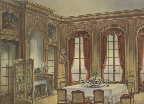 Georges Rémon (French; 1889–1963)Salle à manger Louis XIV, provenant de la vente Lelong = Louis XIV 