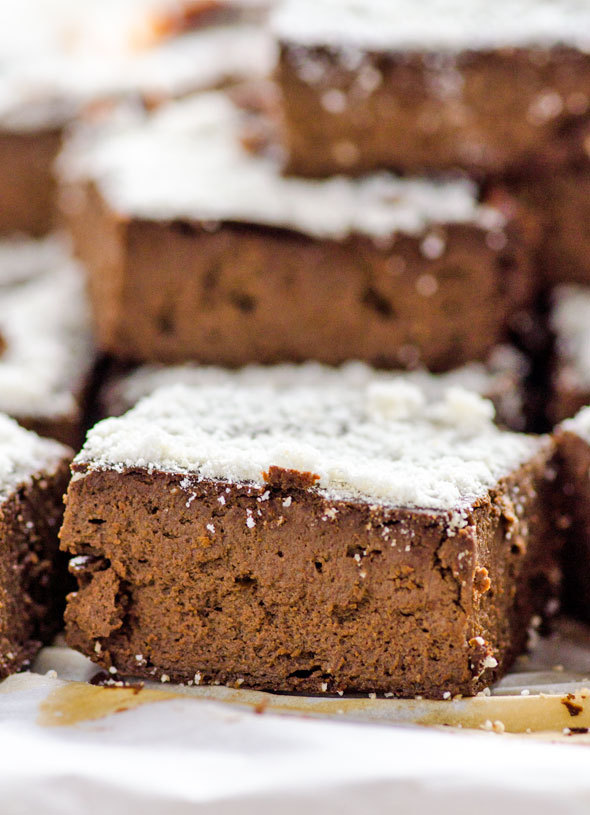 fullcravings:  Fudgy Vegan Protein Brownies 