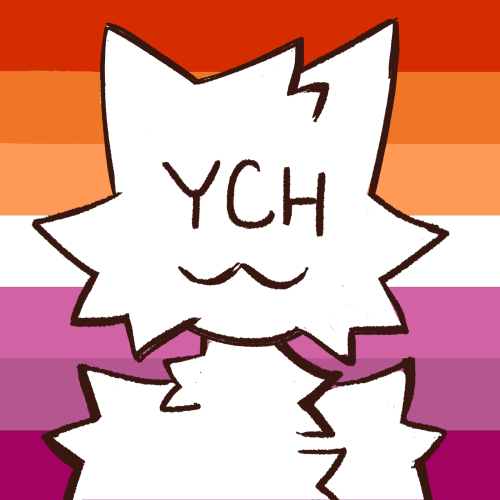 Happy Pride Month!! I&rsquo;ll be offering up pride themed YCH furry icons (I can also do pokemo
