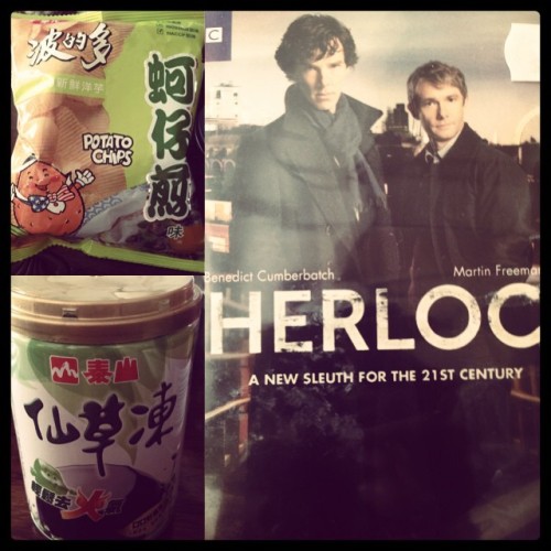 #BBC #Sherlock And Good Asian Treats. "Getting Myself Ready" For When I Go Back To Taiwan :p