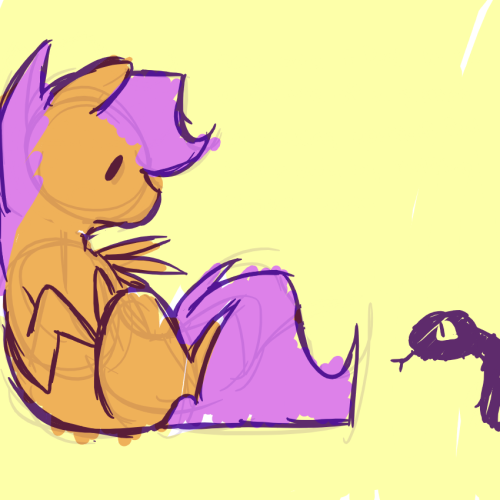 itsthatscootaloo:  dont worry its just unconscious!!   xp Pfffft