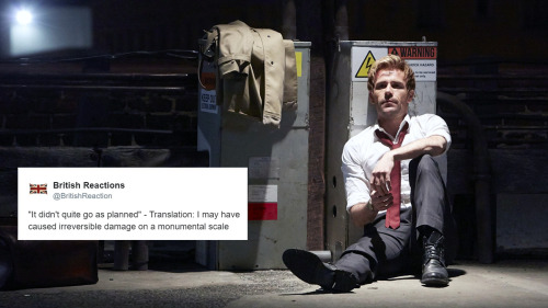 John Constantine as British Tweets, part 1