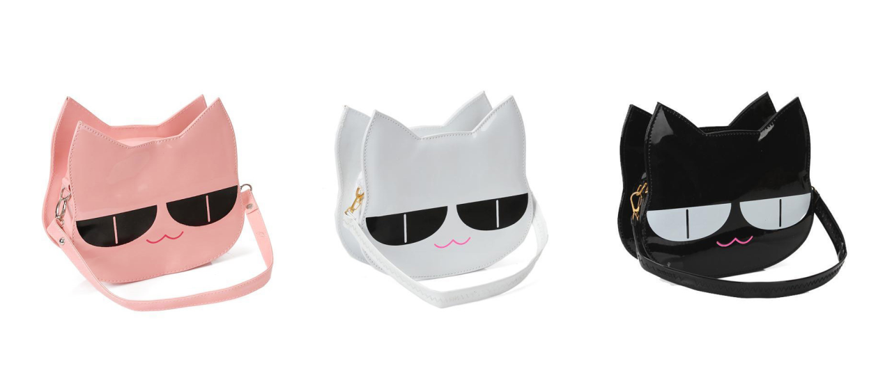 mintykat:  cool cat purses //  3 colours // $19 ☆save 10% with the code ‘minty&rsquo;