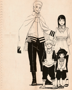 hanae-ichihara:  Uzumaki Family &amp; Uchiha Family 