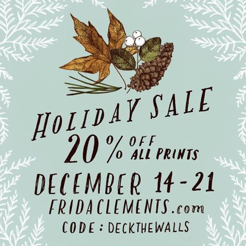 Fellow last-minute shoppers, I got you covered! 20% off everything in my shop thru next Monday! Item