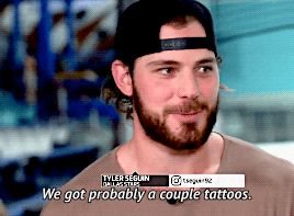 seabsieboys:asked to explain hockey player stereotypes, tyler just describes himself