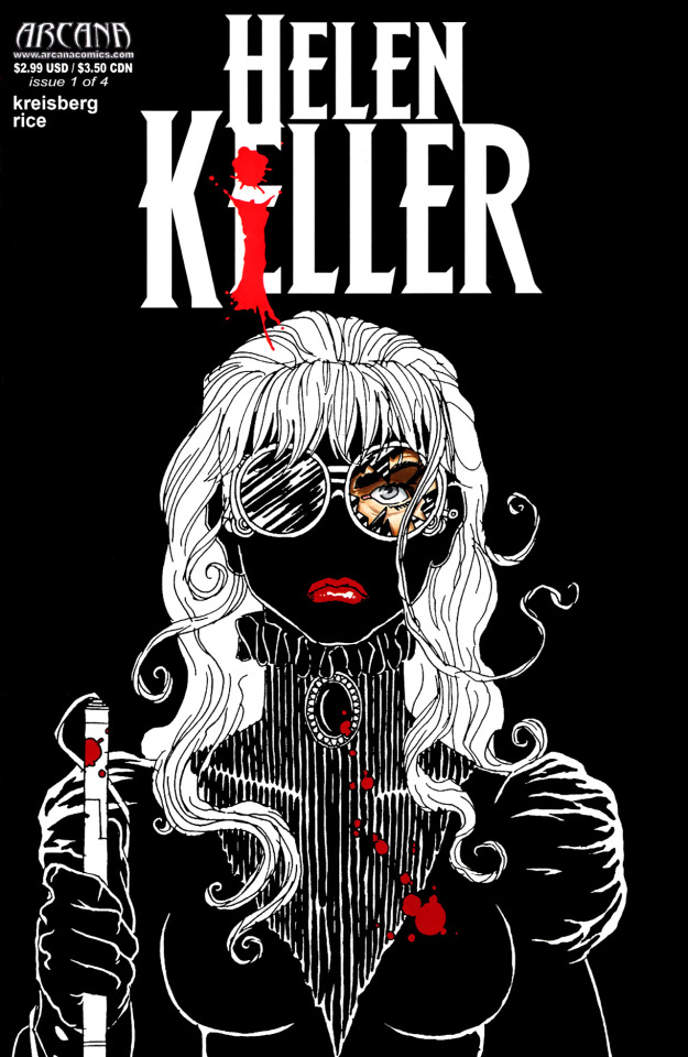 cccovers:Helen Killer #1 (2007) cover by Matthew JLD Rice and Chris Moreno.