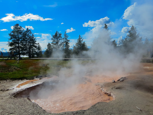Some nice shots of Yellowstone hydrothermal features. Note how amazing the sky looks in these - that