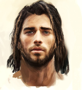 the-69sin: ⯈Hairstyles for Alexios. Early concept. 