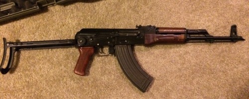 enrique262: bolt-carrier-assembly: gunrunnerhell: PKMS Polish AK variant in an underfolder configura