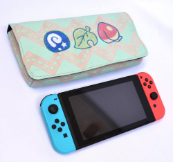 retrogamingblog:Blue Robotto released a series of Animal Crossing carrying cases for the Switch and 3DS