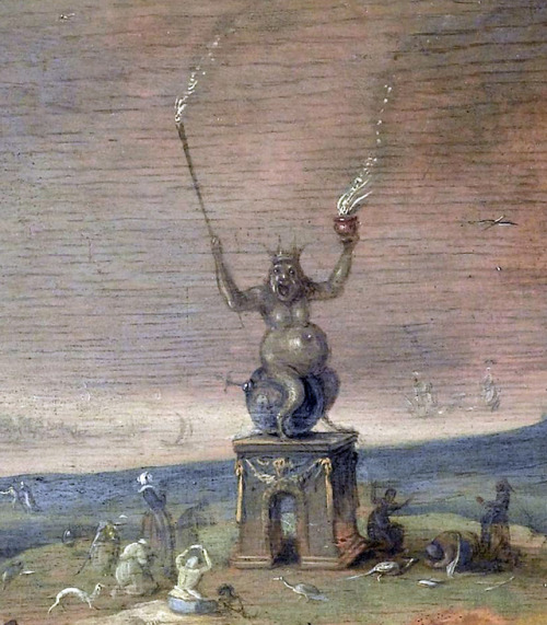 Claes Jacobsz van der Heck - Allegory of the vices, or, The Witches’ Sabbath (1636). Detail.