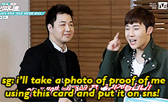 noohyun:  whoever gets picked first by ceo gets to have one wish granted (sunggyu