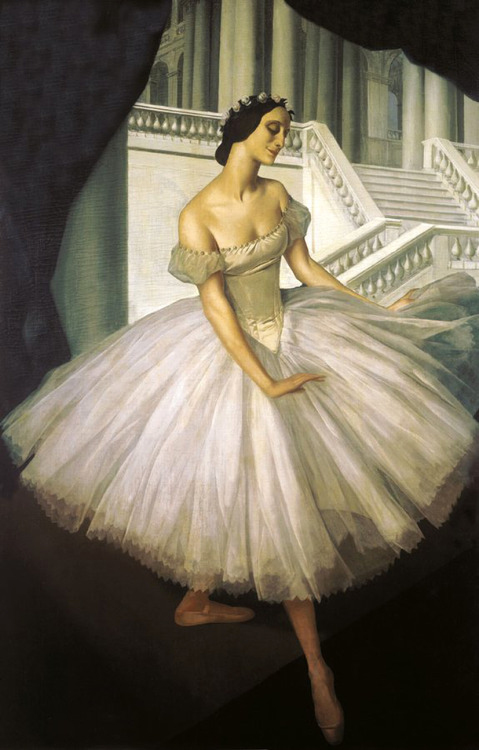 Portrait of Ballerina Anna Pavolva. Alexander Evgenievich Yakovlev (Russian, 1887-1938). Oil on