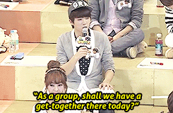 Woohyun living up to his title as INFINITE’s stingiest member. 