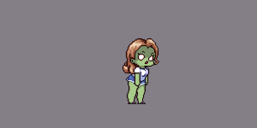 salmonformosa: Update on this week, take a good look on this cute zombie :D and I