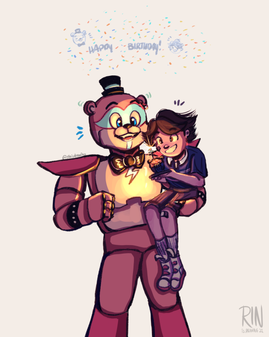 Gregory fixing Freddy (sorry for the inactivity) #securitybreach  #gregoryfnaf #glamrockfreddy #fnaf #fnaffanart #fivenightsatfreddys…