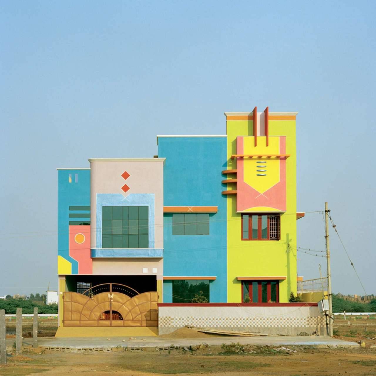 atreodeco:Indian architecture inspired by Ettore Sottsass