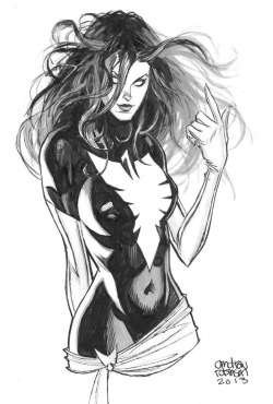 comicbookartwork:  Dark Phoenix by Andrew Robinson 