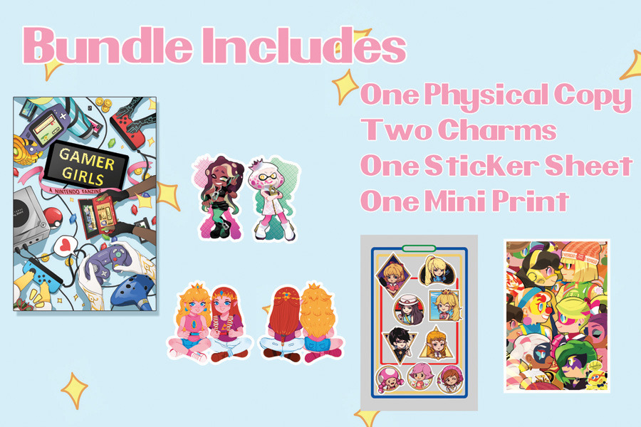 catstealers-zines:  Gamer Girls is now open for pre-orders!! Gamer Girls features