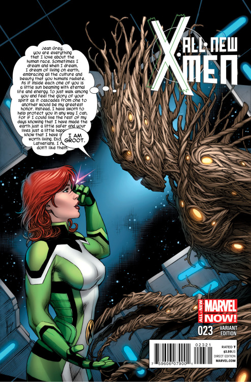 brianmichaelbendis:  All New X-Men #23 Variant adult photos