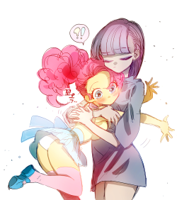 humanized-mane-six:  I love you, PP.by 2sbr