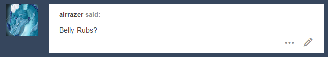 askbreejetpaw:Pat the Tummy ! Quickly while she’s allowing it. :v &lt;3