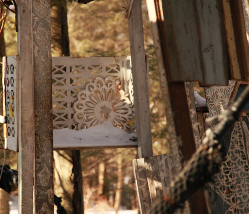 Our friends at brooklynstreetart tracked down Swoon’s iconic vessels from the recent installat