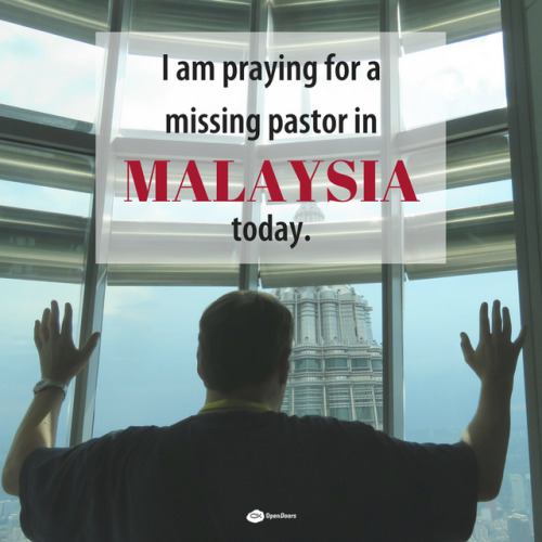 Pastor Raymond Koh has been missing since last Monday. Eye witnesses saw a van stop his car and take