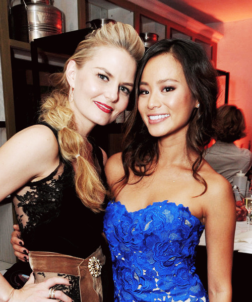 fuckyesouat:Jennifer Morrison and Jamie Chung attend the 2013 Entertainment Weekly Pre-Emmy Party, S