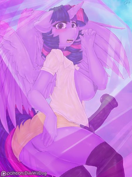 theprxncessoffriendship:  (Open rp, females only, NSFW) Twilight had been trapped inside a crystal w