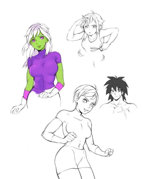 More sketches of cheelai #cheelai #dragonballsuperbroly #fanart #dragonballsuper #broly #iloveher #s