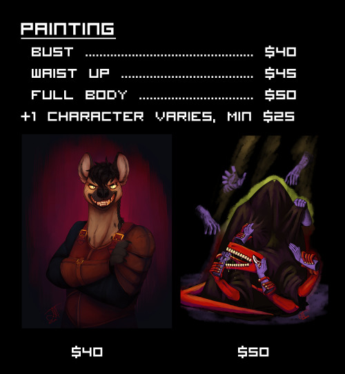 businessfish-art: ! – UPDATED COMMISSION PRICES – !Howdy y’all! Times is hard as a