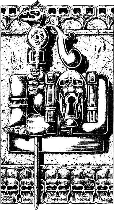 fuckyeahbritisholdschoolgaming:  Illustrations from Lone Wolf 1 - Flight From the Dark. Gary Chalk, 1984.I am so wedded to the idea that Magamund is Gary Chalk’s pen and ink work that I’ve never been able to take to any other artist’s vision of