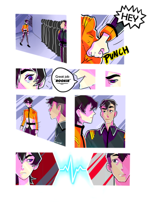 meepzs: Headcanon where when sheith meet each other, shiro thinks keith is insanely cool and keith t