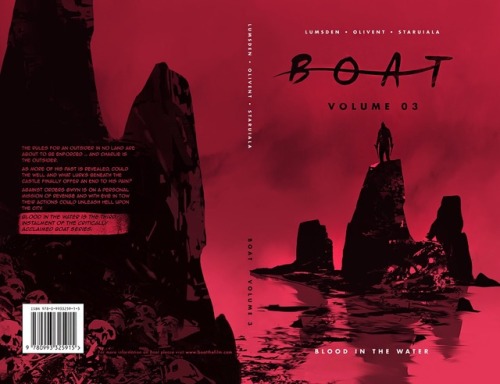 Book Cover Illustration I&rsquo;ve Created for David Lumsden&rsquo;s Boat Series graphic nov