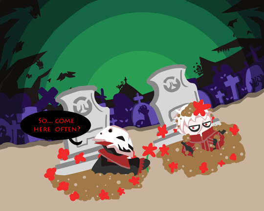 fishlimbed:On the night when the dead comes back to life, one vampire finds love