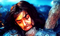 thorinds:  Hobbit Meme: [¾] Dwarves - Kili  “A runestone. My mother gave it to me so that I’d remember my promise. That I would come back to her… She worries. She thinks I’m reckless.”  