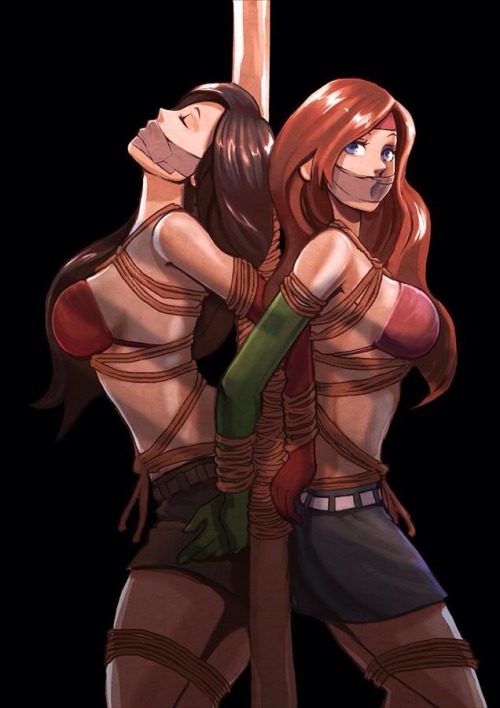 sensualhumiliation:  Bound together !
